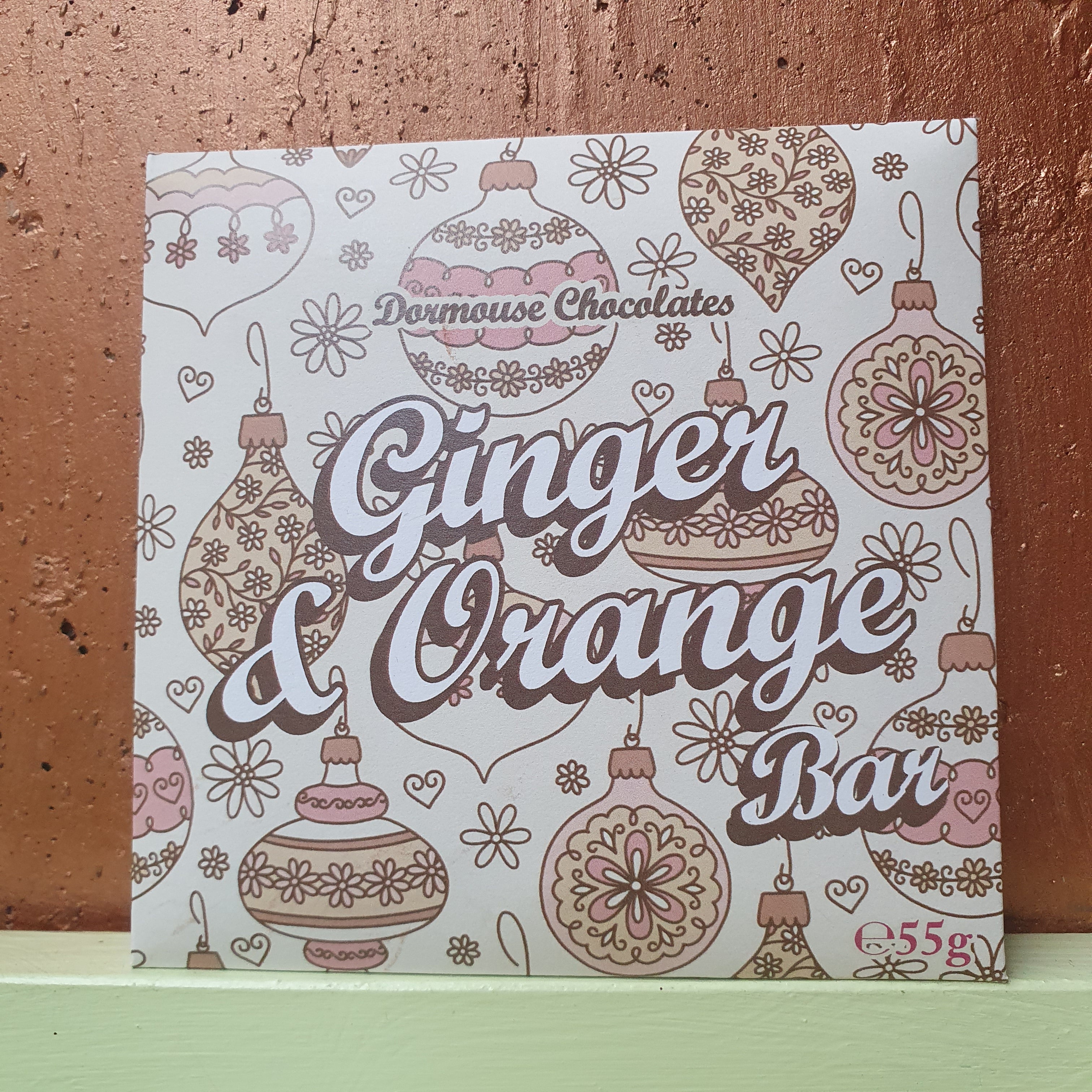 Ginger and Candied Orange White Bar