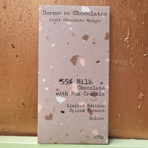 Belize Spiced Ferment 55% Milk Bar with Rum Crumble